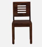 Hazel Solid Sheesham Wood Contemporary Dining Table Set for 2 - Image 6