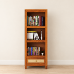 Ira Solid Sheesham Wood Space Saving Bookshelf for Study Room