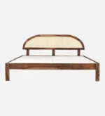 Anvika Solid Sheesham Wood King Size Bed Without Storage - Image 6