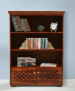 Kiara Wooden Bookcase with Storage Cabinet