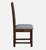 Liora Solid Sheesham Wood Modern 2 Seater Dining Table Set - Image 4