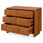 Orvella Solid Sheesham Wood Elegant Storage Drawer Cabinet - Image 3