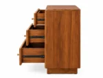 Orvella Solid Sheesham Wood Elegant Storage Drawer Cabinet - Image 4