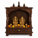 Parth Sheesham Wood Compact Pooja Cabinet for Home - Image 2