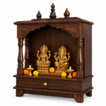 Parth Sheesham Wood Compact Pooja Cabinet for Home - Image 4