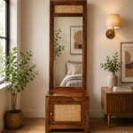 Vedant Solid Sheesham Wood Modern Dressing Table with Multiple Drawers