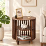 Westlyn Solid Sheesham Wood Nested End Table