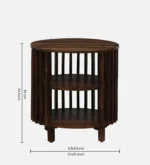 Westlyn Solid Sheesham Wood Nested End Table - Image 3